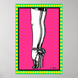 Vana DeVinyl™/Stockings and High Heels Poster