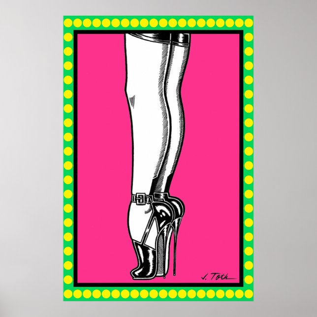 Vana DeVinyl™/Stockings and High Heels Poster (Vorne)