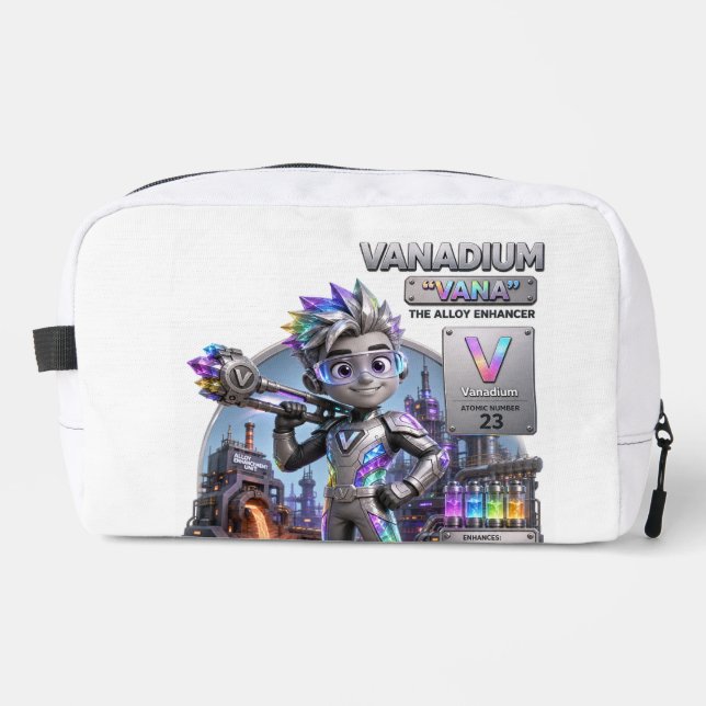 Vanadium "Vana" Toilettentaschen Waschbeutel (Vorderseite)