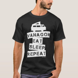 Vanagon Camper T3 Camping  T-Shirt