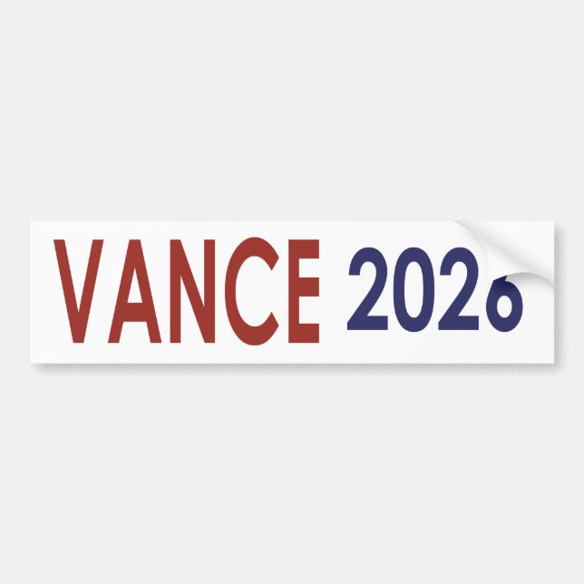 Vance 2026 autoaufkleber (Vorne)