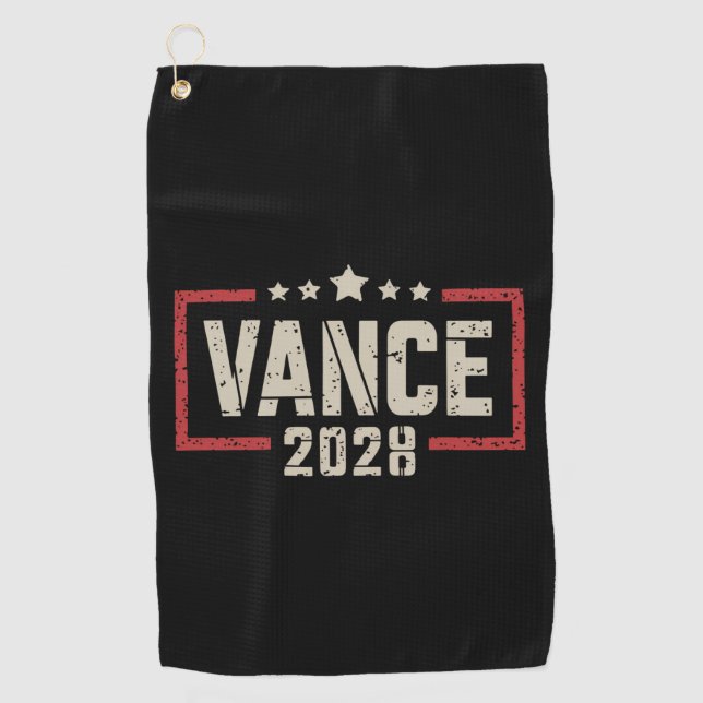 Vance 2028 Präsidentschaftswahlkampagne unter US-F Golfhandtuch (Vorderseite)