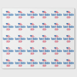 Vance Rubio 2028 (Flagge) Geschenkpapier