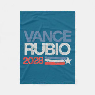 Vance Rubio 2028 Präsident Jd Vance Marco Rubio Us Fleecedecke