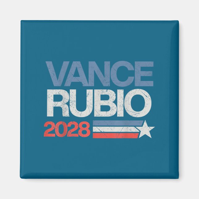 Vance Rubio 2028 Präsident Jd Vance Marco Rubio Us Magnet (Vorne)