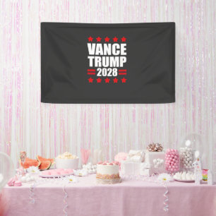 Vance Trump Präsidentschaftswahl 2028 Politisch Banner