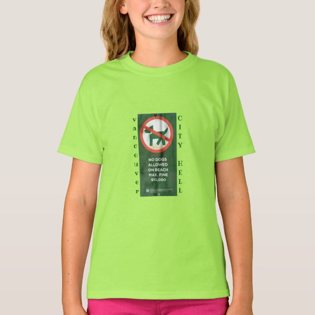 VANCOUVE CITY HELL T-Shirt (Vorderseite)