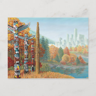 Vancouver Art Postcard Vancouver New Orleans Club Postkarte