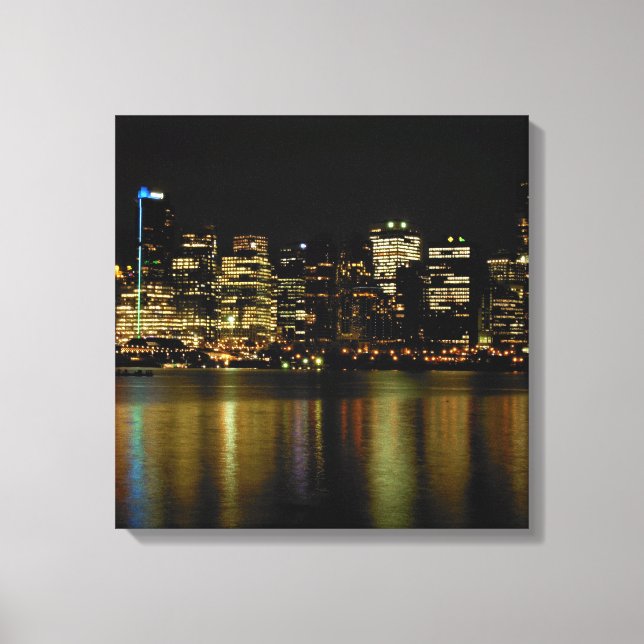 Vancouver Art Print Vancouver City Leinwand (Vorderseite)