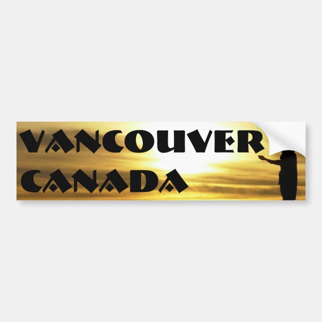 Vancouver Autoaufkleber Vancouver Souvenir Geschen (Vorne)