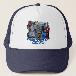 Vancouver BC Casquette Cartes et Casquettes de cam