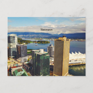 Vancouver, BC Cityscape Postkarte