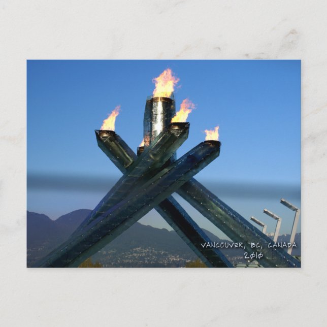Vancouver BC Kanada 2010 Postkarte (Vorderseite)
