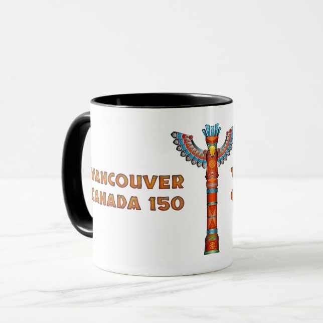 Vancouver (BC) Kanada - Totem-Pole Tasse (Vorderseite Links)