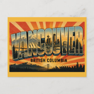 Vancouver BC Küstenmetropole Postkarte
