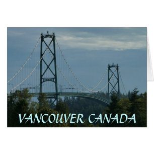 Vancouver BC Souvenir Cards Sehenswürdigkeit Cards