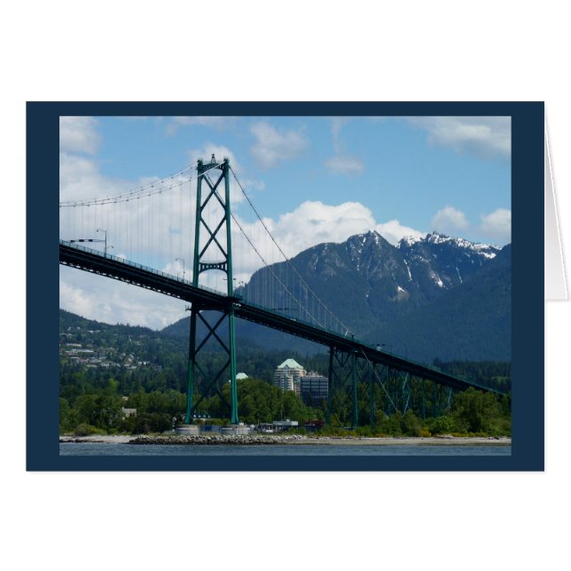 Vancouver BC Souvenir Cards Sehenswürdigkeit Cards (Vorderseite (Horizontal))
