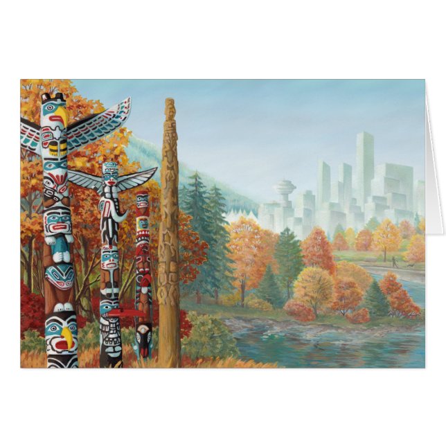 Vancouver BC Souvenir Cards Vancouver Art Cards (Vorderseite (Horizontal))