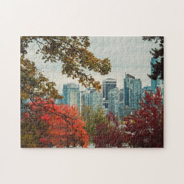 Vancouver British Columbia City Skyline Herbst (Horizontal)