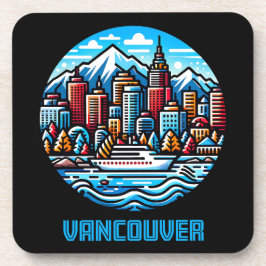Vancouver British Columbia Kanada Getränkeuntersetzer