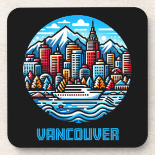 Vancouver British Columbia Kanada Getränkeuntersetzer