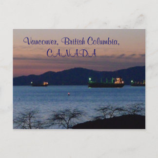 Vancouver, British Columbia, KANADA Postkarte