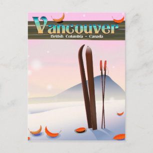 Vancouver British Columbia Skipposter Postkarte
