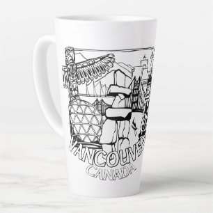 Vancouver C.-B. Canada Tasses à café Mugs & Lunett