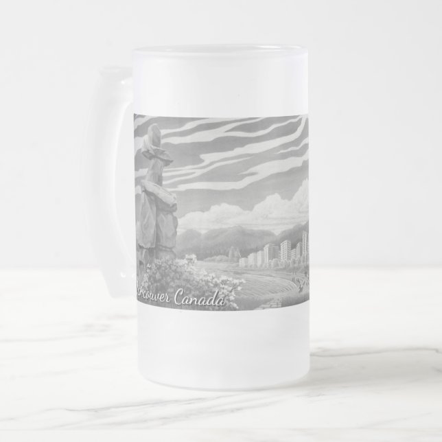 Vancouver C.-B. Canada Tasses et lunettes de bière (Devant gauche)