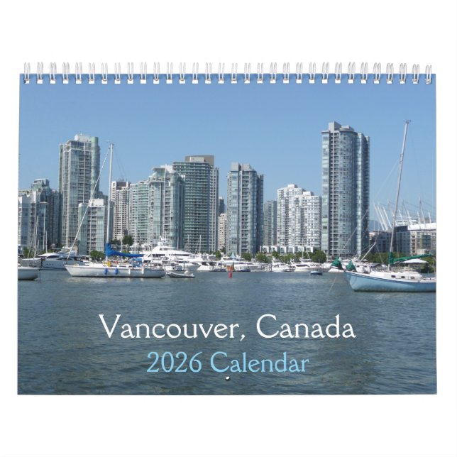 Vancouver, Canada 2026 Calendar Kalender (Titelbild)