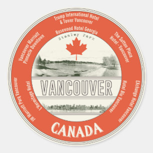 Vancouver Canada Aufkleber