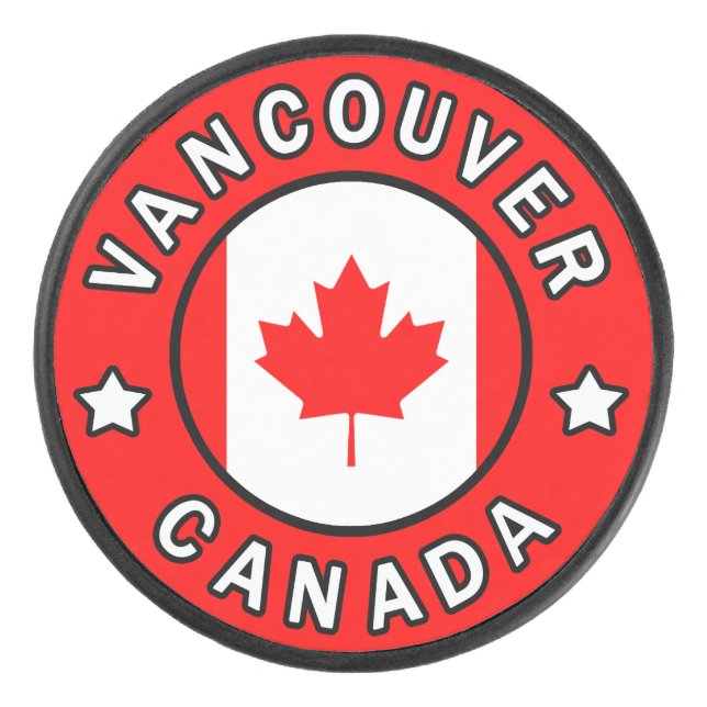 Vancouver Canada Eishockey Puck (Vorderseite)