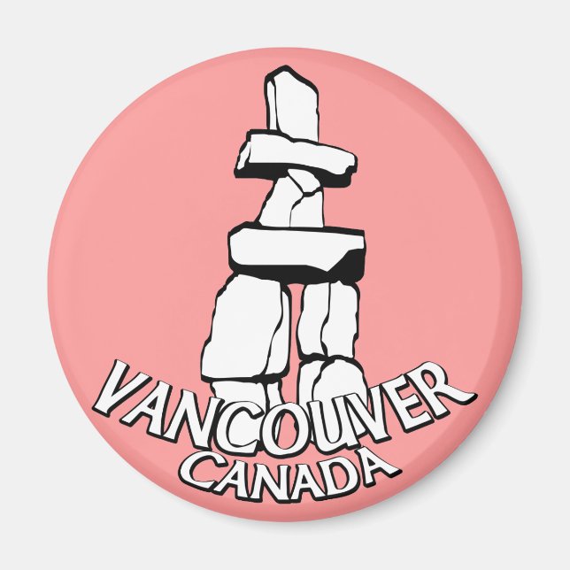 Vancouver Canada Frigo aimants Souvenir Magnets (Devant)