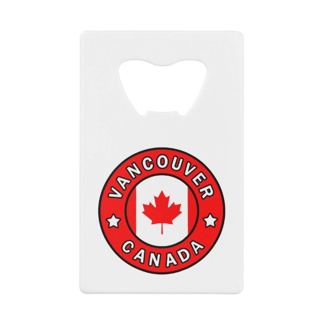 Vancouver Canada Geldbeutel Flaschenöffner (Vorderseite)