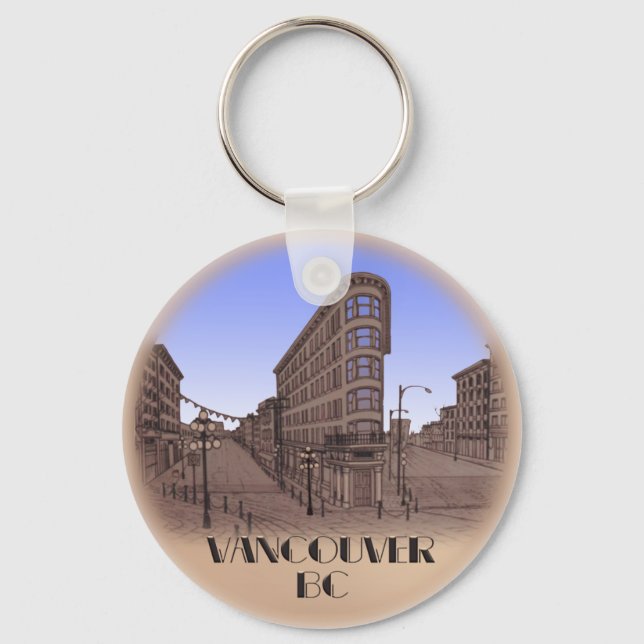 Vancouver Canada Key Chain Vancouver Souvenirs Schlüsselanhänger (Vorderseite)