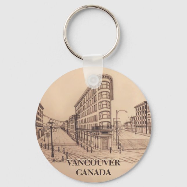 Vancouver Canada Key Chain Vancouver Souvenirs Schlüsselanhänger (Vorderseite)
