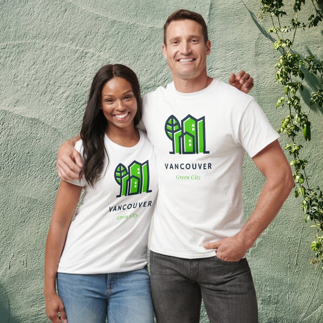 Vancouver Canada Nachhaltig Green City T-Shirt (Von Creator hochgeladen)