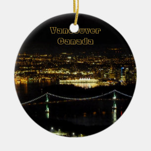 Vancouver Canada Ornament Custom Vancouver Geschen