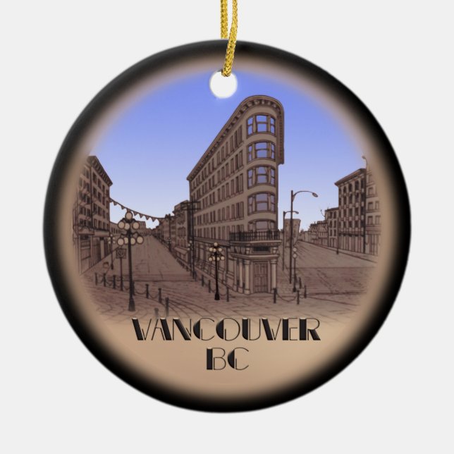 Vancouver Canada Ornament Custom Vancouver Geschen (Vorne)