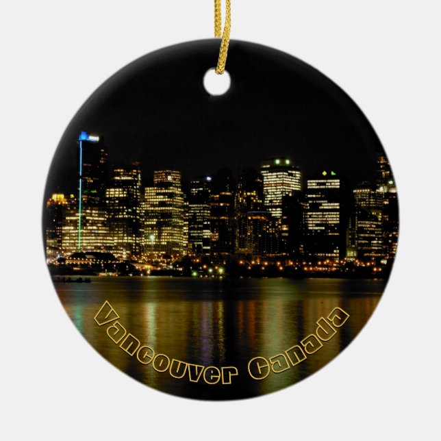 Vancouver Canada Ornament Custom Vancouver Geschen (Vorne)