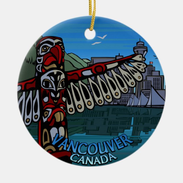 Vancouver Canada Ornament Personized Vancouver (Vorne)