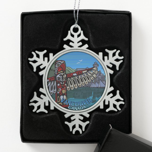 Vancouver Canada - Ornements de Noël Personnalisés (Boîte)