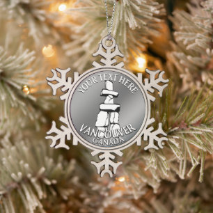 Vancouver Canada - Ornements de Noël Personnalisés