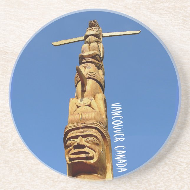 Vancouver Canada Souvenir Coaster Vancouver Gifts Sandstein Untersetzer (Vorne)