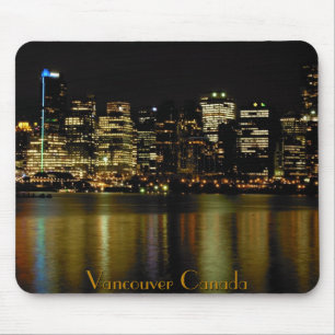 Vancouver Canada Souvenir Mouse Pad City Lights Mousepad