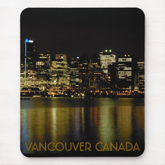 Vancouver Canada Souvenir Mouse Pad City Lights Mousepad (Vorne)
