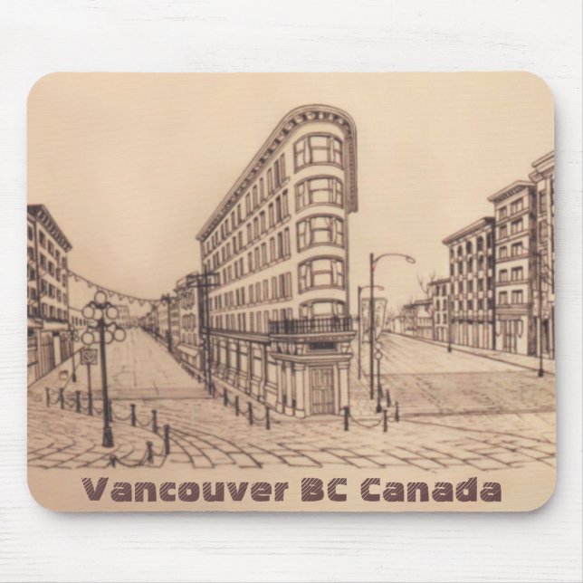 Vancouver Canada Souvenir Mousepad Gastown Geschen (Vorne)