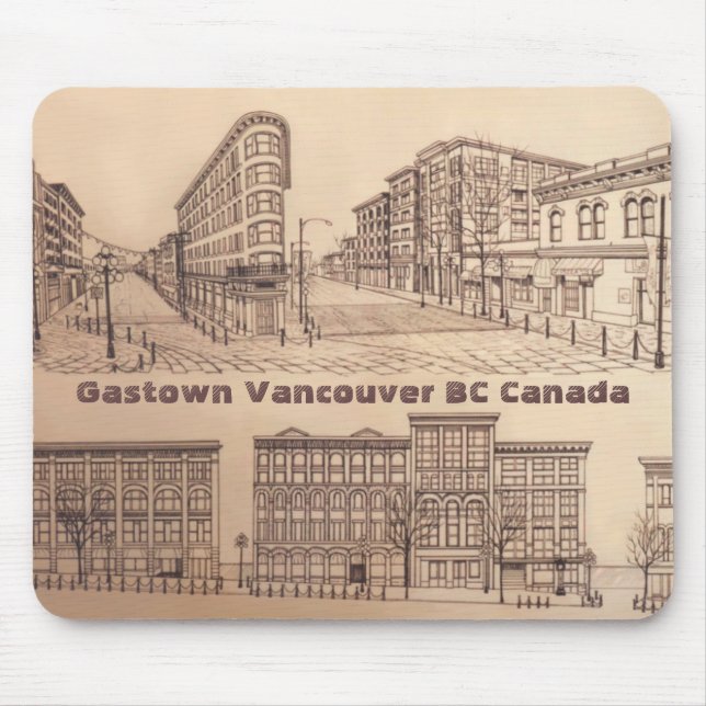 Vancouver Canada Souvenir Mousepad Gastown Geschen (Vorne)