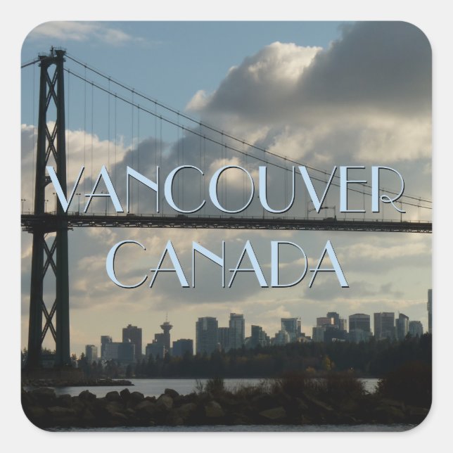 Vancouver Canada Stickers Lions Gate Souvenirs (Vorderseite)
