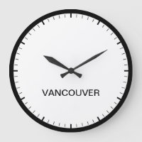 Vancouver Canada Time Zone Newsroom-Uhr